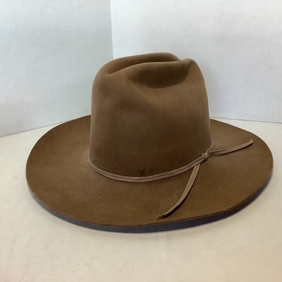 Studs DP Dorfman Pacific Company Western Cowboy Hat Brown - Picture 2 of 12